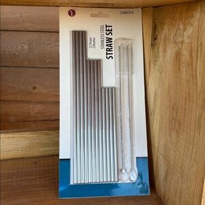 SE Stainless Steel Straw Set